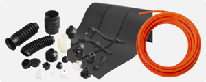 What are the different types of silicone rubber