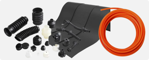 What are the different types of silicone rubber